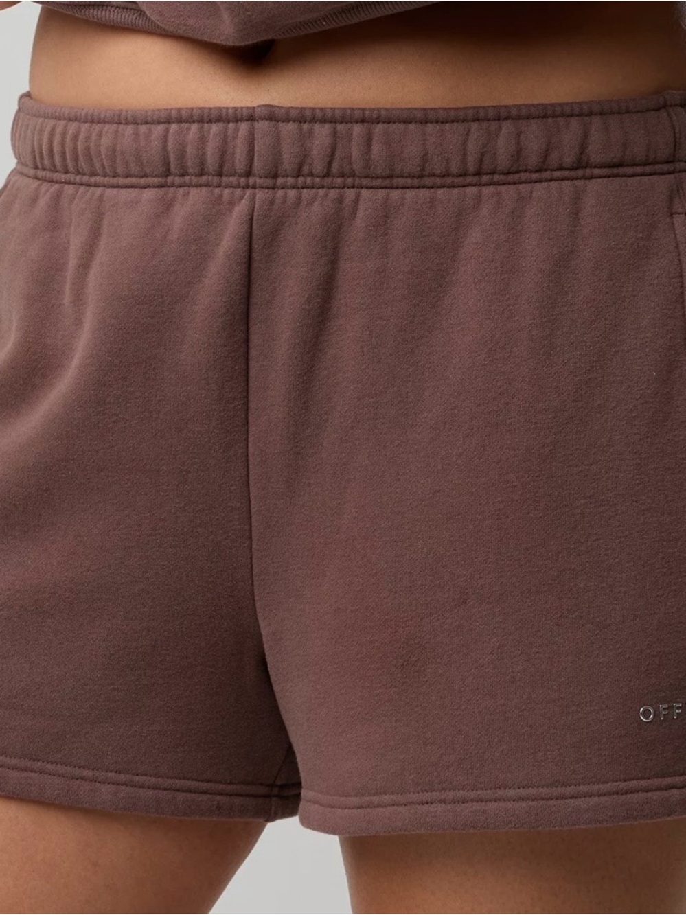 Offline by Aerie Brown Cloud Fleece 3” Shorts